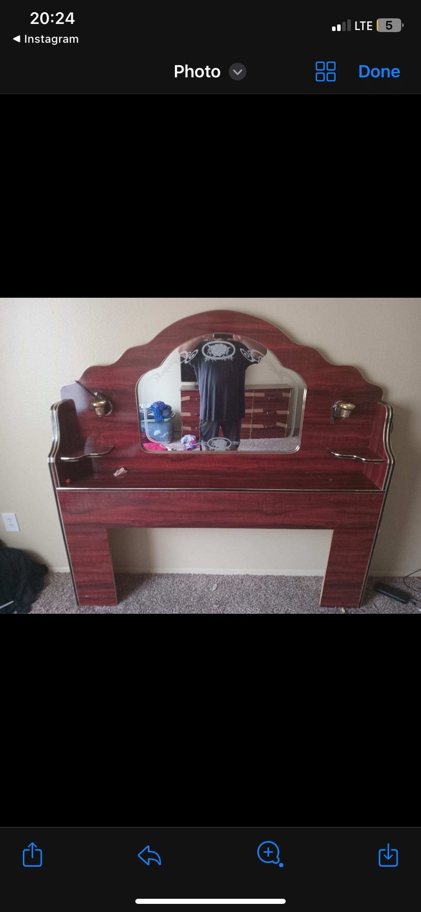 Dresser And Headboard