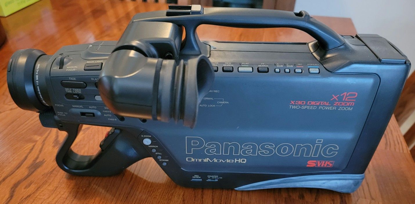 Vintage Panasonic SVHS Video Camera, PV-S770-A