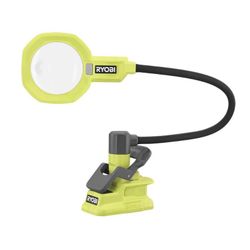 RYOBI ONE+ 18V LED Magnifying Clamp Light (Tool Only)