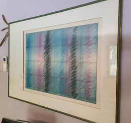 80s/90s Framed Abstract Art