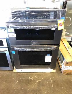 Brand New LG Electronics 30 in. Electric Convection and EasyClean Wall Oven with Built-In Microwave in Black Stainless Steel C6NW