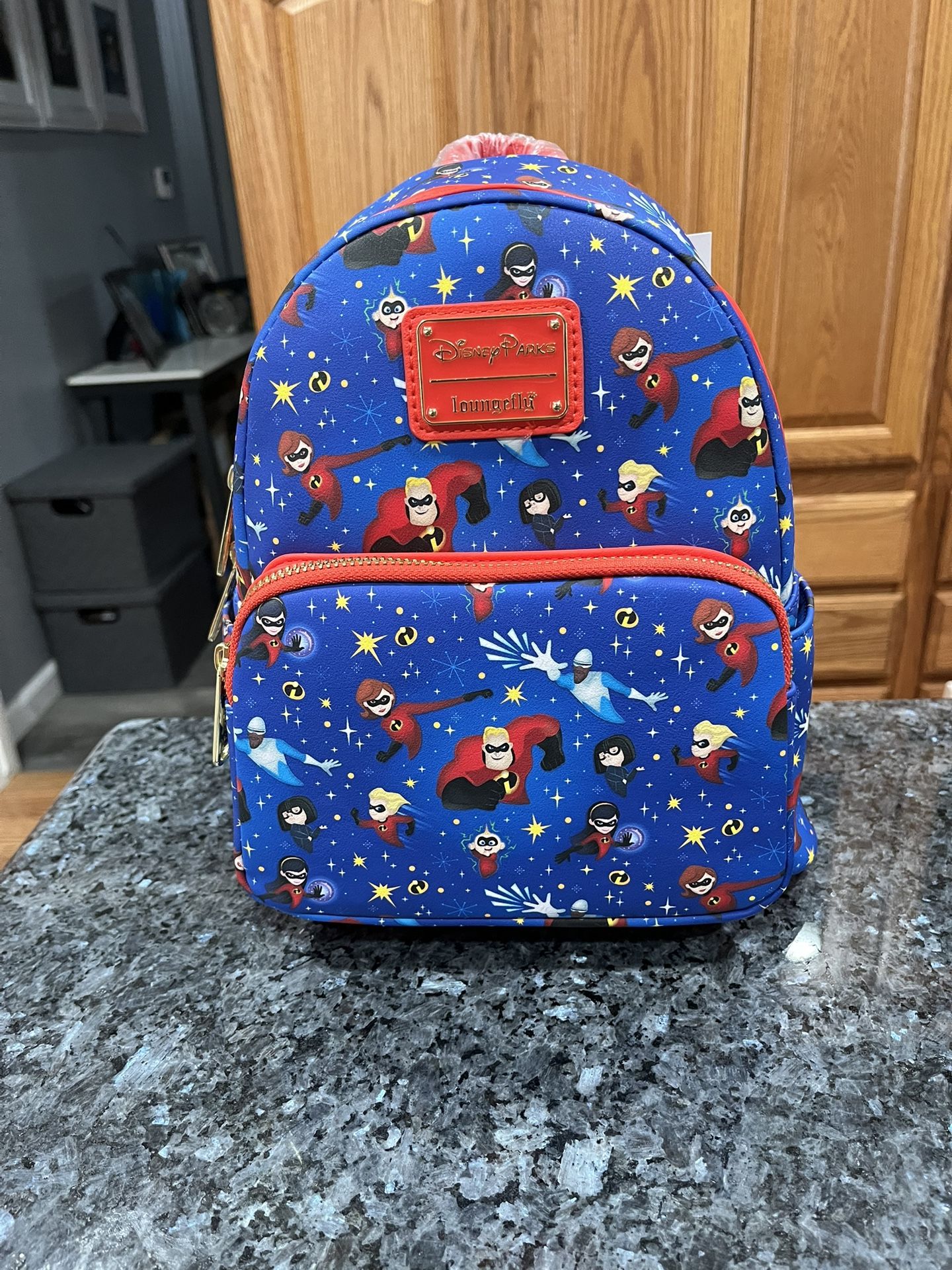 Loungefly Disney Parks Exclusive Pixar "The Incredibles" Mini Backpack. Brand New with Tags .