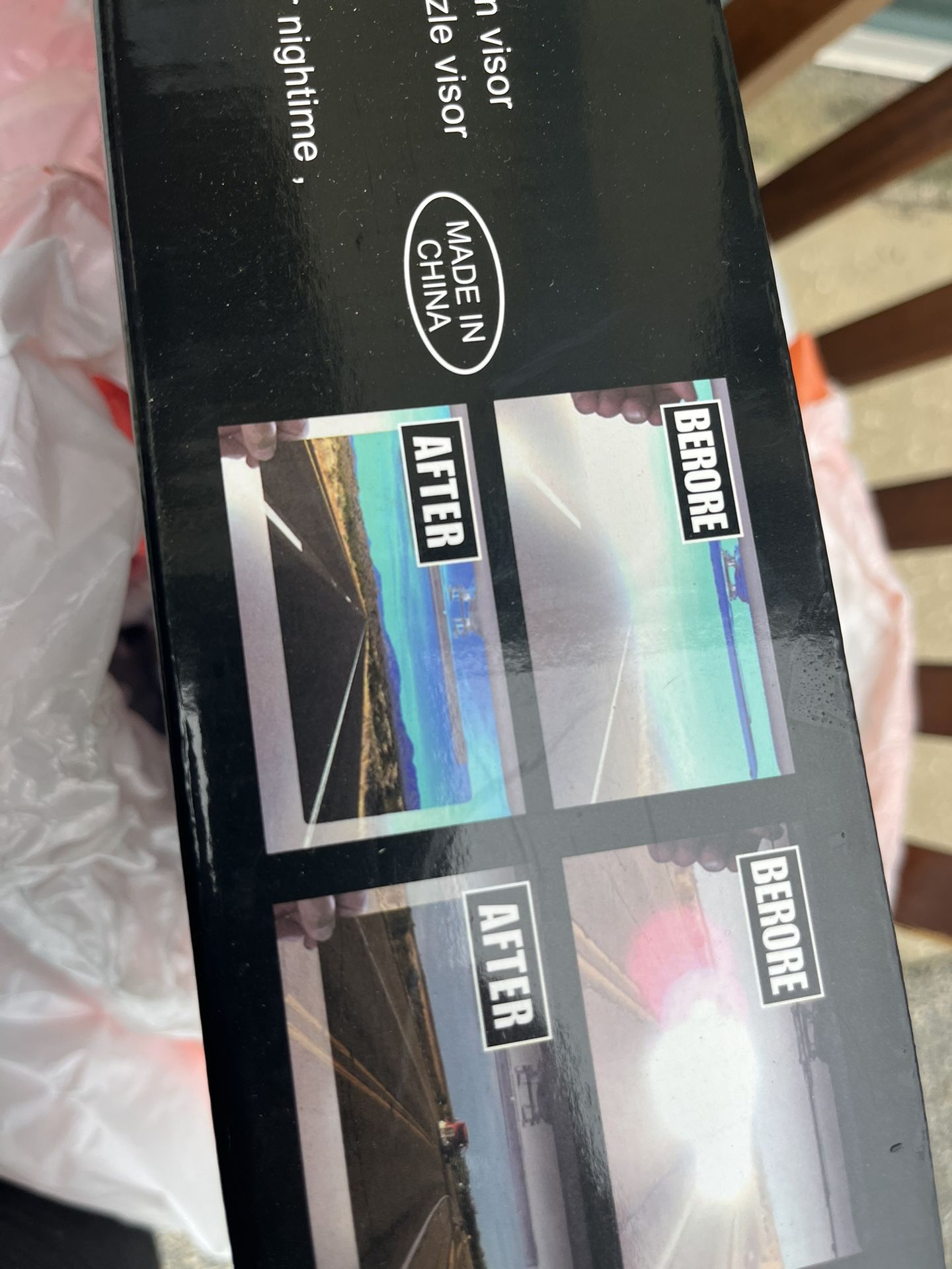 Car Windshield Visor Read