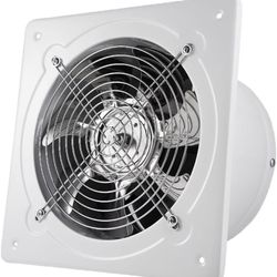 8 inch Exhaust Fan, 735CFM Wall Mounted Vent Fans, Ventilation Blower for Ceiling Bathroom Attic Window Basement Ventilation Fan, 110V 80W