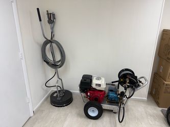 Bandit B-4040HC Honda Engine Cat Pump Belt Drive 4000 PSI Gas Pressure Washer with Hose Reel, 100 Total Hose and Surface Cleaner