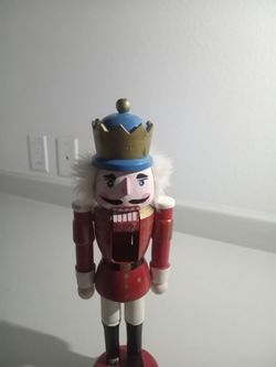 Wooden Christmas Nutcracker Figurine