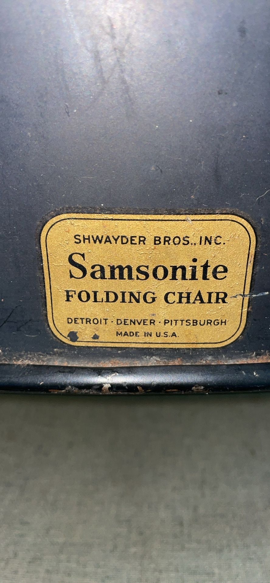 Vintage Samsonite Folding Chairs