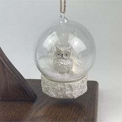 Robert Stanley Light Up Snow Owl Ornament