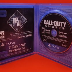 Call of Duty Ghosts (PS4 PlayStation 4) Tested - Working