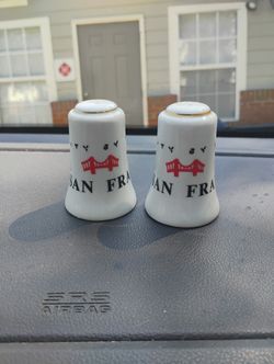 Vintage San Francisco Salt And Pepper Shakers