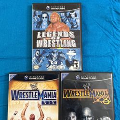 Nintendo GameCube Wrestle mania Games