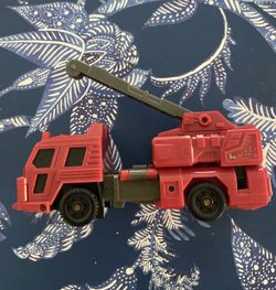 TRANSFORMERS G1 VINTAGE 80s HOSEHEAD HEADMASTER 1(contact info removed) FIRE ENGINE
