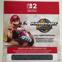 Mario Kart World Digital Game Code (Switch 2)