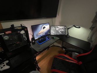 Gaming PC Bundle – Ryzen 5 5600G, GTX 1660, Dual 32” Monitors + Accessories – $700 OBO