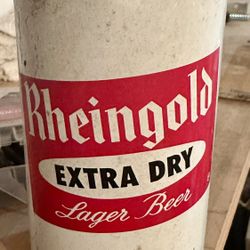 RHEINGOLD EXTRA DRY LAGER FLAT TOP BEER CAN