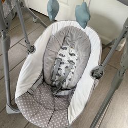 Baby swing with new batteries