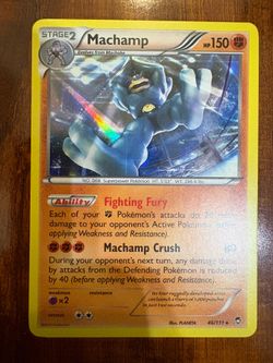 Pokemon Machamp 46/111 XY Furious Fists Holo Rare 2014 LP