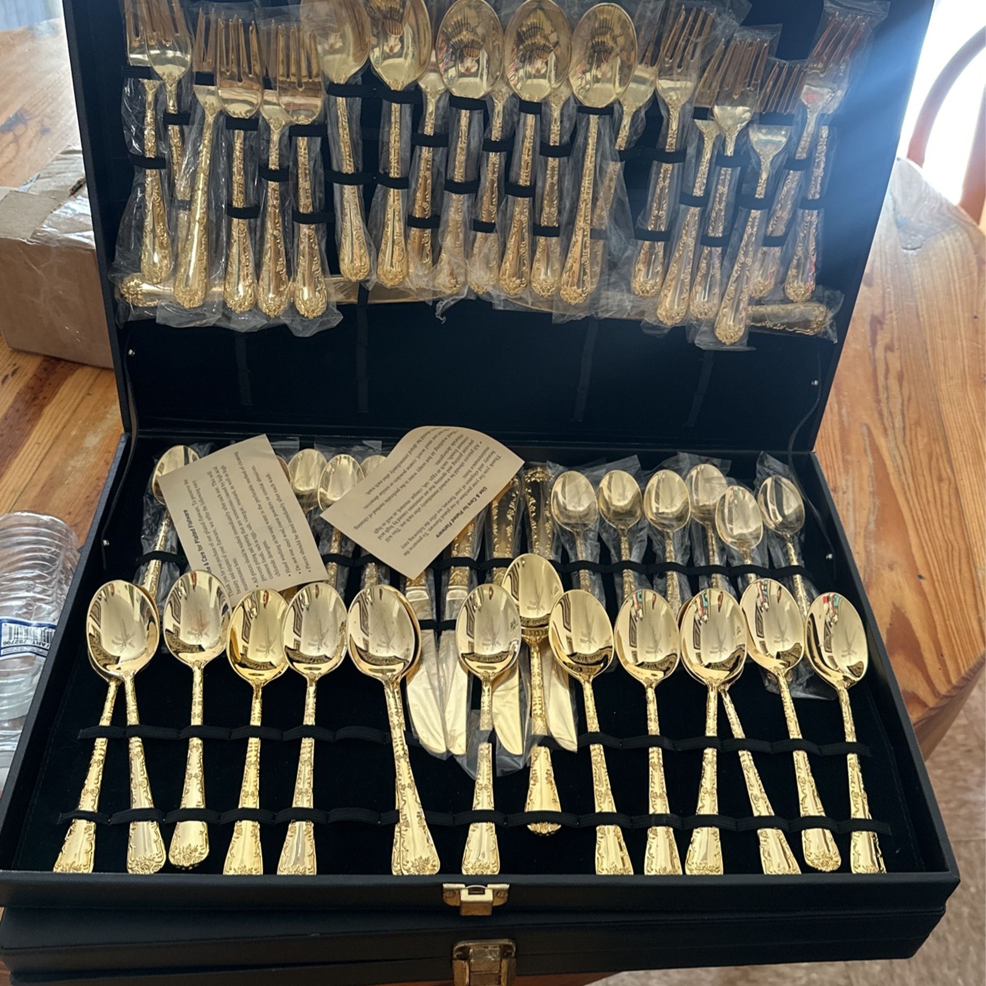 wm rogers and son gold Spoons 