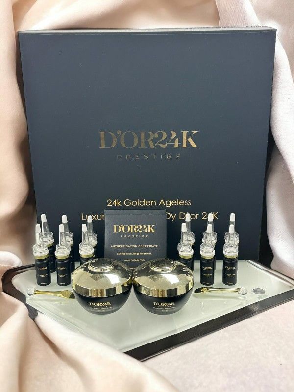 D'or24k $19,000.00 Retail 24k Golden Ageless Gold Foil Collection