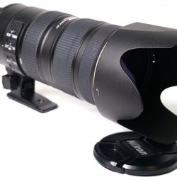Nikon AF-S NIKKOR 70-200mm f/2.8G ED VR II Telephoto Lens with Hood, Filter 77mm