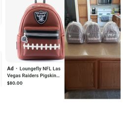 Raiders Mini Backpacks 