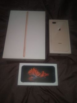 I PAD AND I PHONE BOXES TAKE ALL $25 OBO