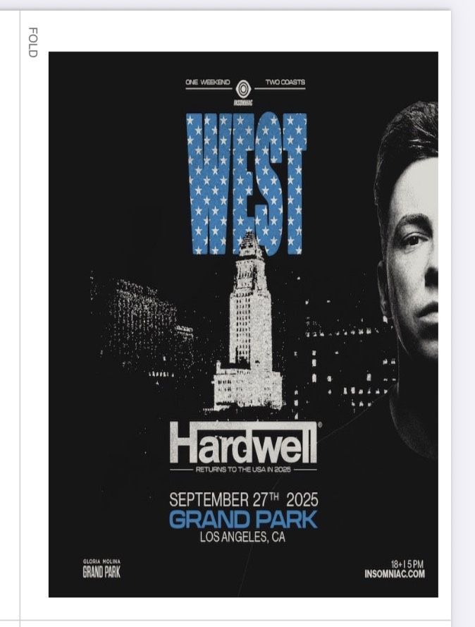 GA Hardwell Ticket 