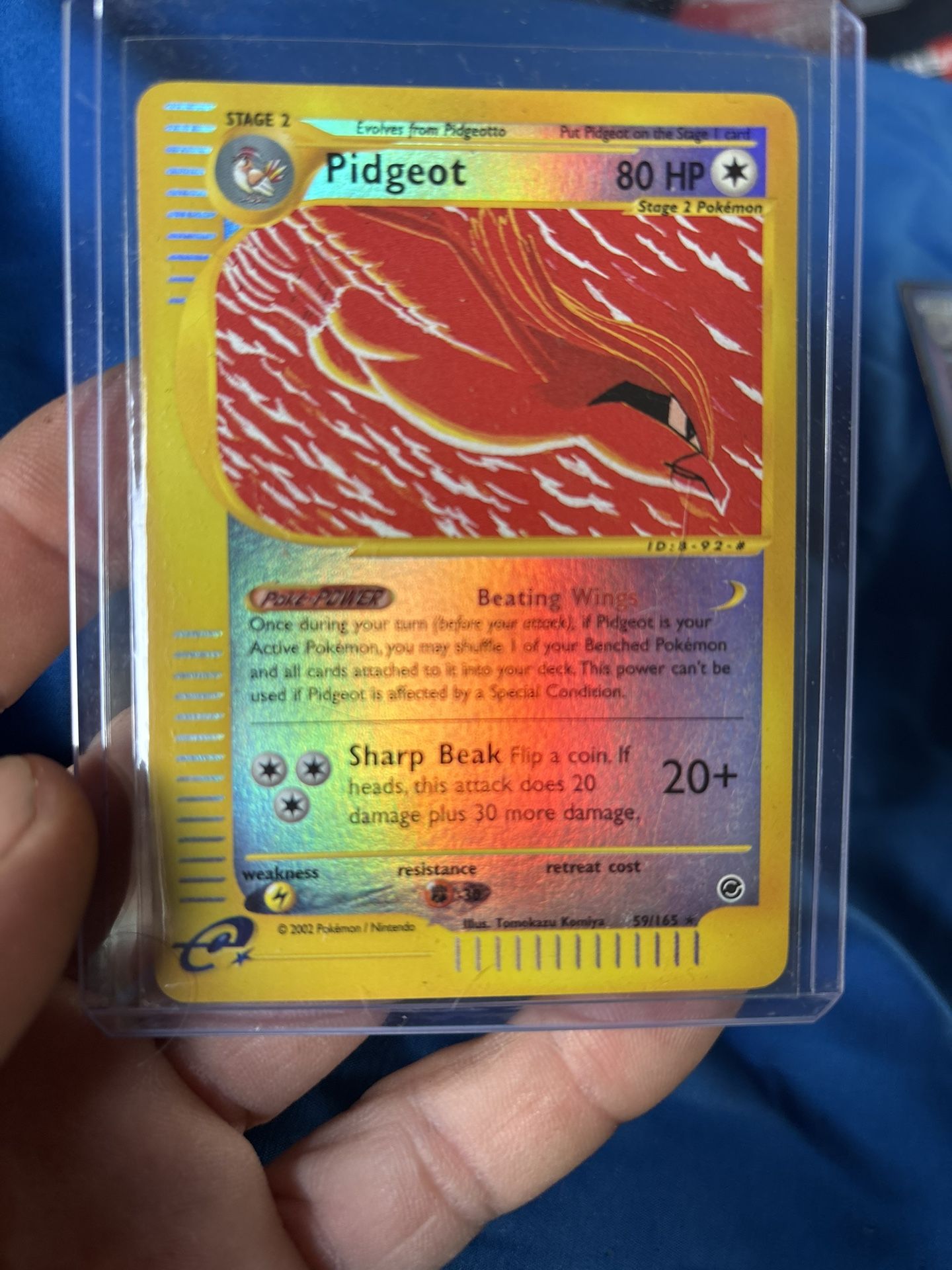 Pidgeot Rev Holo Pokemon