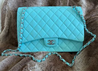 Chanel Tiffany Blue Silver Hardware