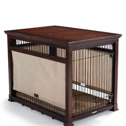 Dog Crate Wooden luxury Frontgate