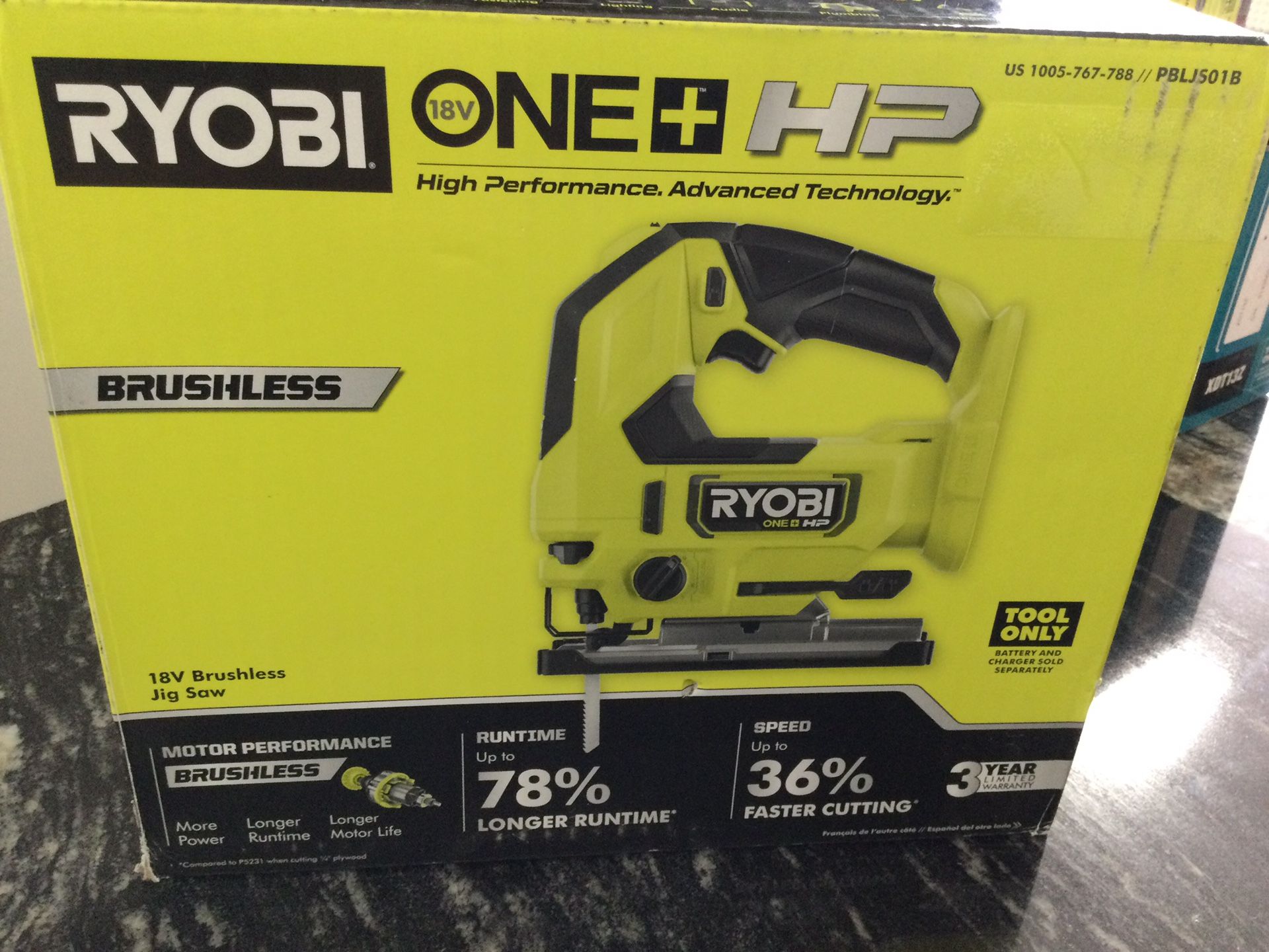 Ryobi One + HP 18 Volt Jig Saw