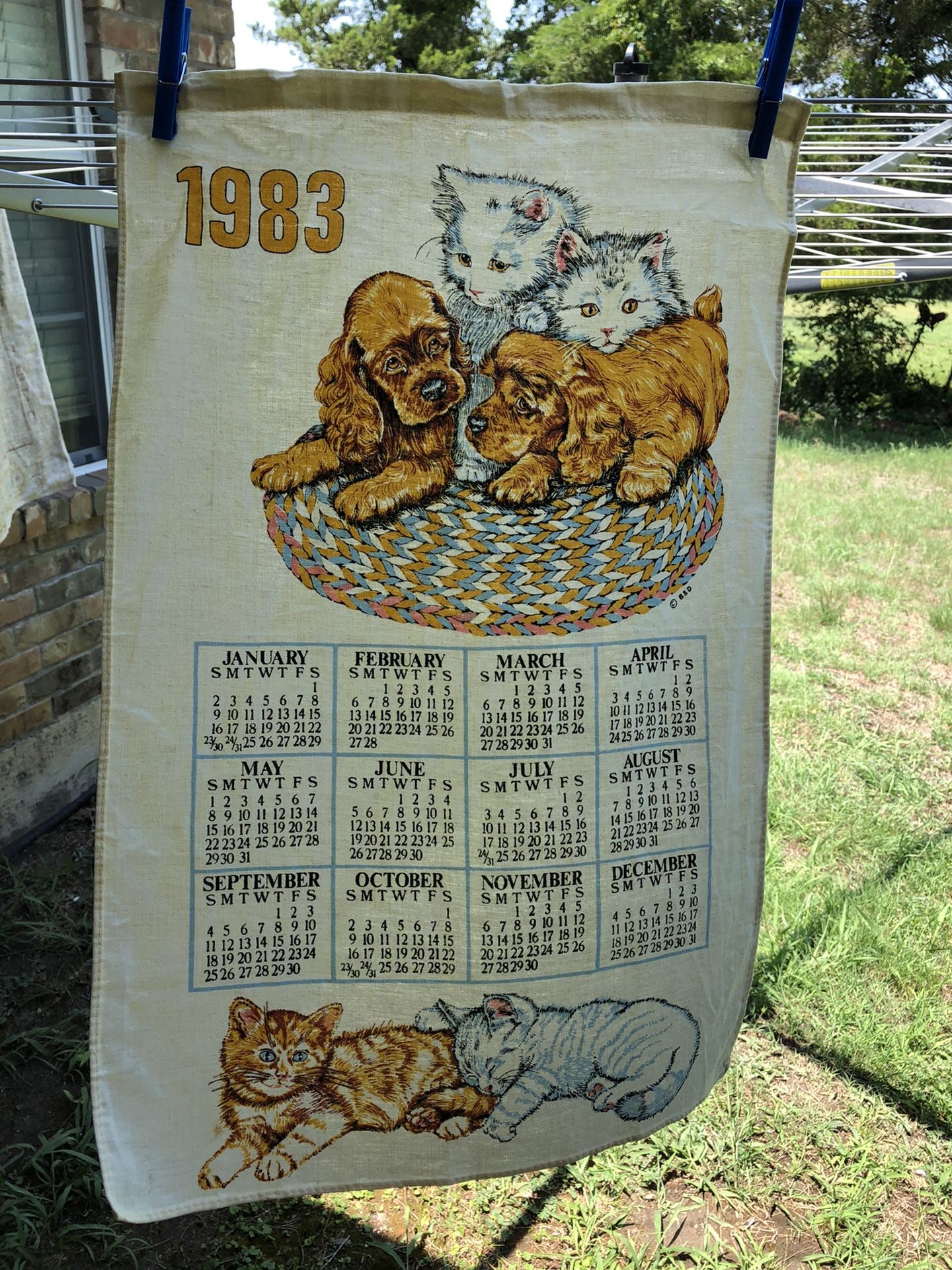 1983 Wall Calendar for Sale in Celina, TX - OfferUp