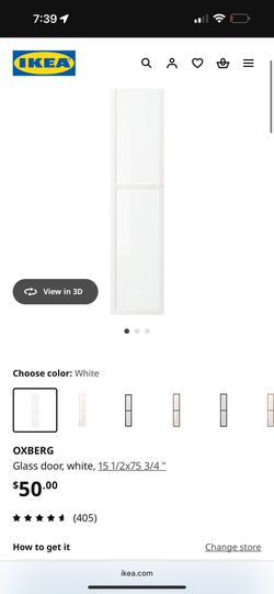 IKEA OXBERG White Doors