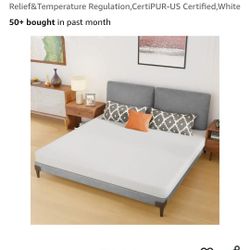 King Matress Topper 6in 