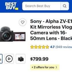 Sony camara