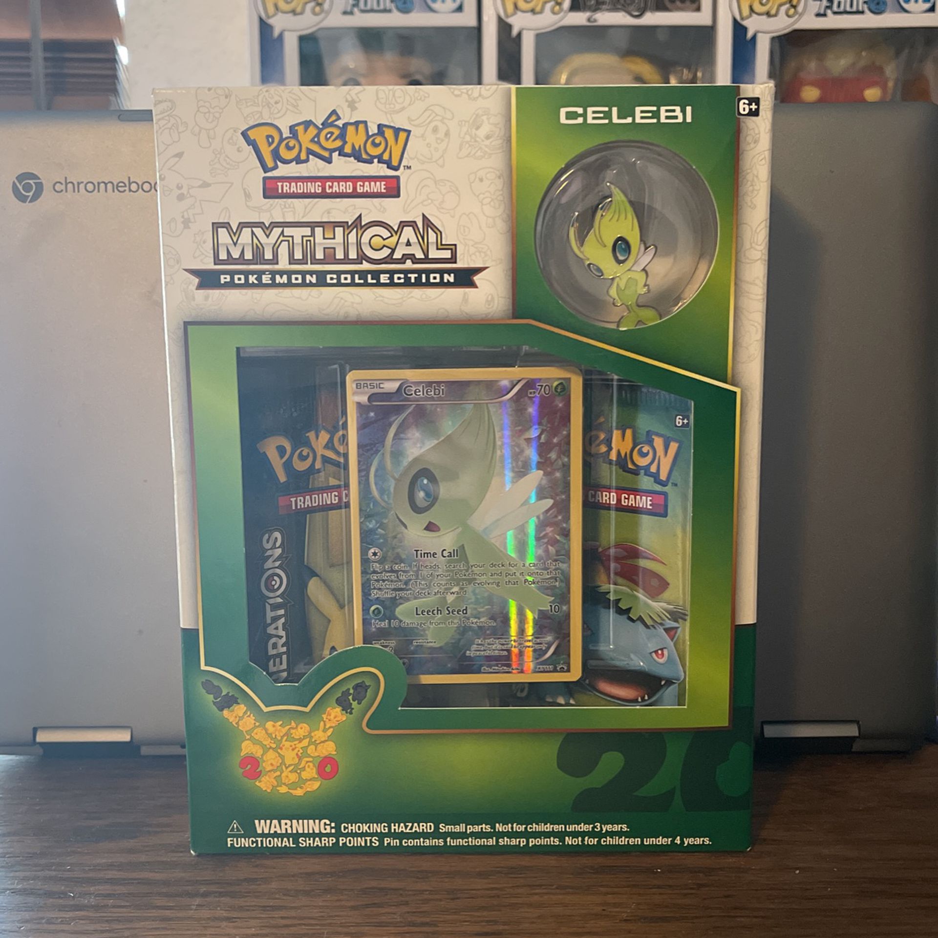 NEW Pokemon Generations Mythical Collection Box - Celebi Set - 20th Anniversary