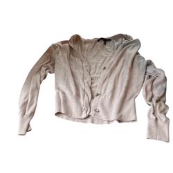 WHBM Pink Short Cardigan Size Small