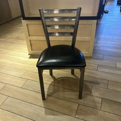 Ladder Back Metal Dining Chair