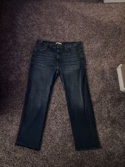 Levi's Dark Wash Straight Leg Jeans