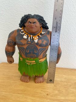 Disney Mega Maui MOANA 10.5" Hasbro Action Figure The Rock Doll Tattooed