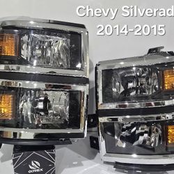 Chevy Silverado 2014-2015 Headlights 