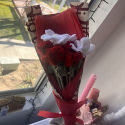 Knitting Flowers Bouquet