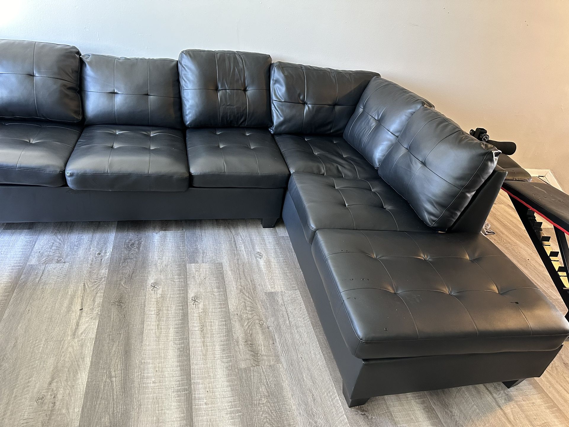 Leather Sectional