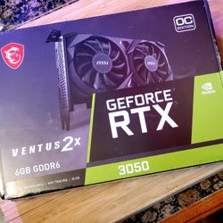 MSI GEFORCE RTX 3050 6GB OC EDITION