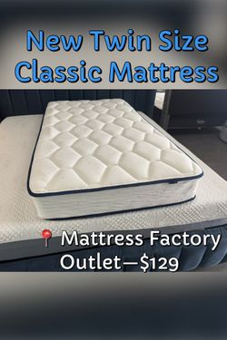 New Twin Size Classic Mattress