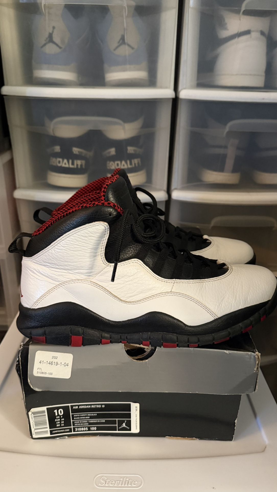 AIR JORDAN 10 RETRO CHICAGO BULLS (2012) SZ 10 $130