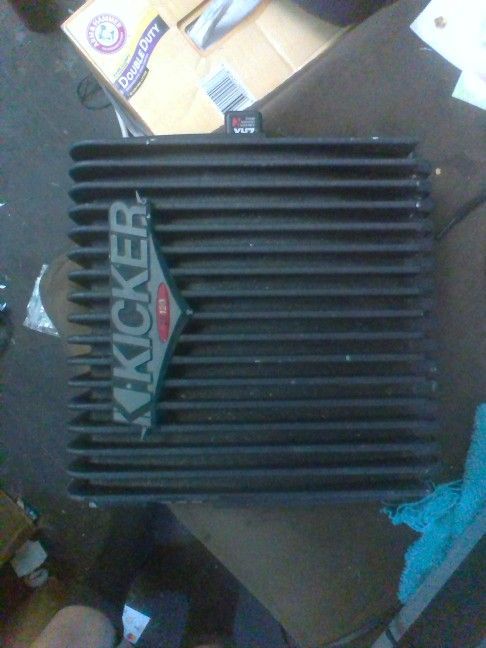 Powerful KICKER 1200-Watt Car Audio Amplifier - Great for Subs!