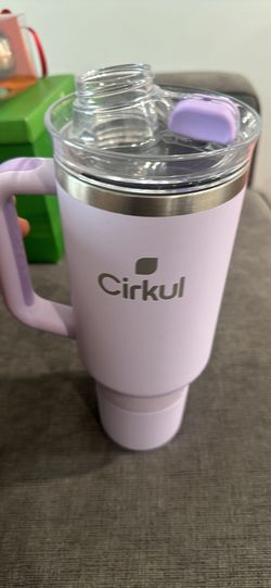 CIRKUL STRAWSIP TUMBLER 40oz Light Purple Lilac EUC