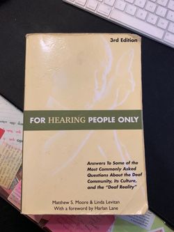 For hearing people 3th edition