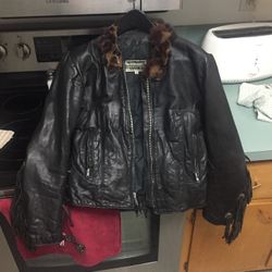 Black Leather Coat Women’s 